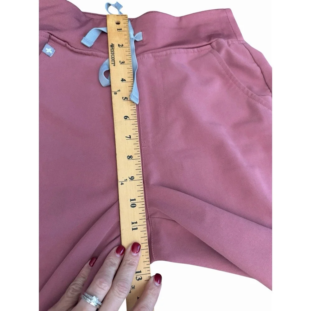 Figs Scrub Set XS Women's Mauve Pink Nursing Medical Technical Two Piece #M4-4